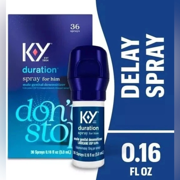 K-Y Duration for Men Don’t Stop 36 Sprays per Bottle 0.16 Fl oz Exp 7/27 - Picture 1 of 6